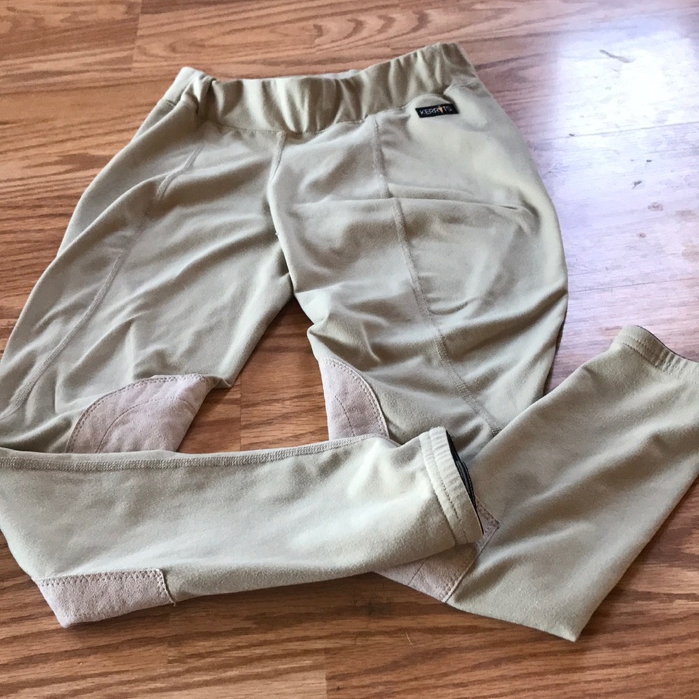 Kerrits riding breeches tights women's khaki